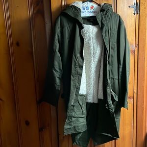 Green Hooded Parka